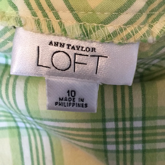 Ann Taylor Loft Pleated Skirt. Sz 10 - Picture 5 of 5